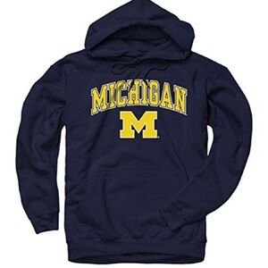 Campus colors university of Michigan Navy Hoodie unisex / men’s medium